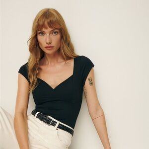 NWOT Reformation Brielle Knit Top